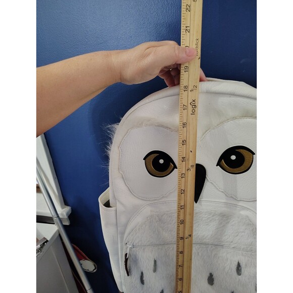 Bioworld Harry Potter Hedwig Owl Faux Leather School Backpack Bag - Picture 5 of 10